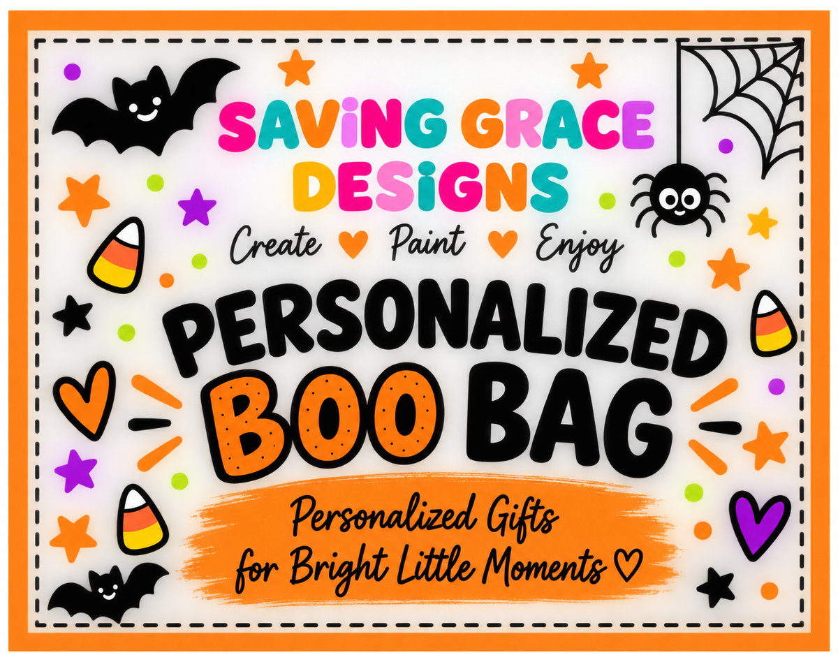 Personalized Boo Bag – Paint Your Own Halloween Craft Kit